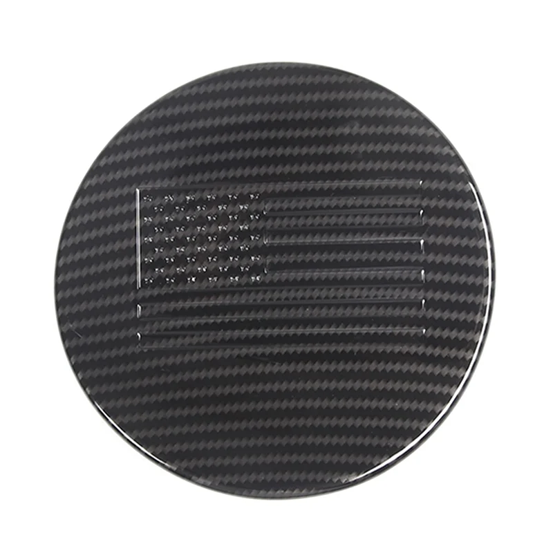 

For Corvette C8 2020-2023 Car Fuel Tank Cap Cover Trim Parts Accessories ABS Carbon Fiber
