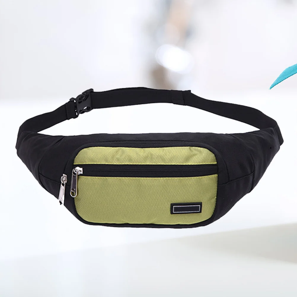 Outdoor Sports Backpack Waterproof Waist Pack for Men Women Running Walking Cycling Travel Large Capacity Lightweight Black