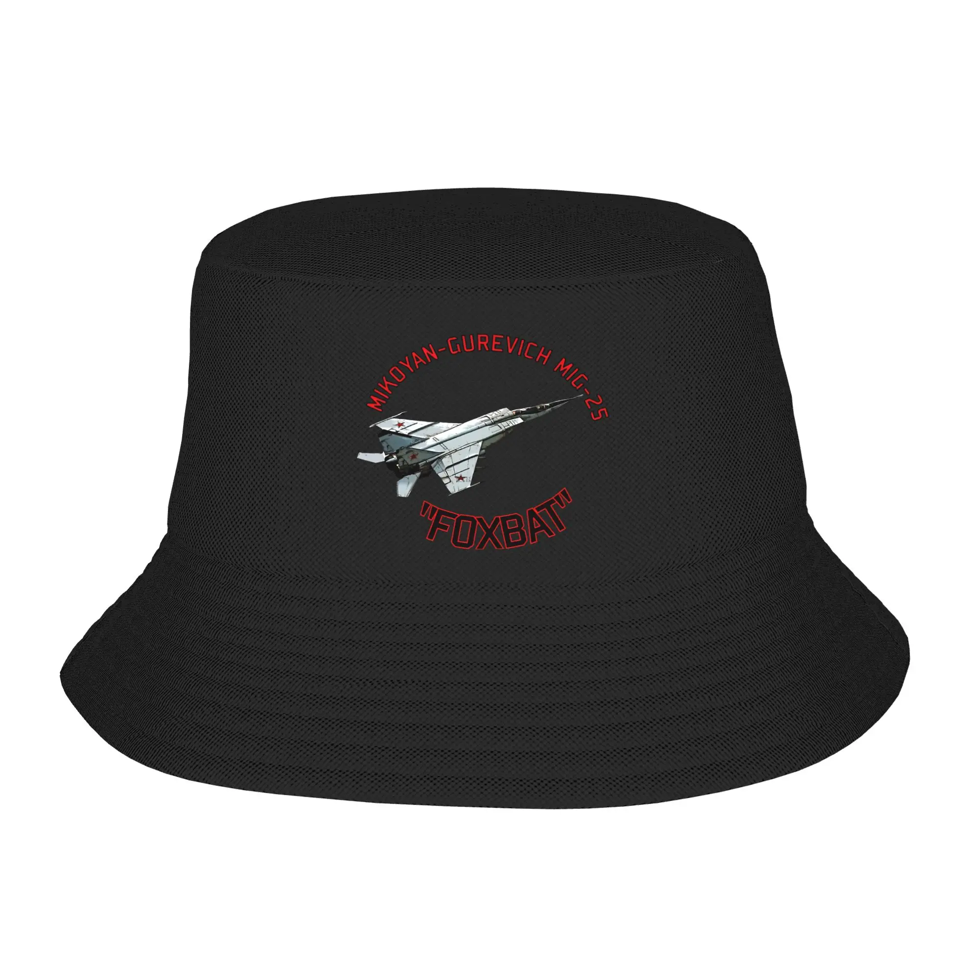 Mig-25 Foxbat Fighter Jet  Bucket Hat for Men Women Summer  Sun Hat for Camping Caps