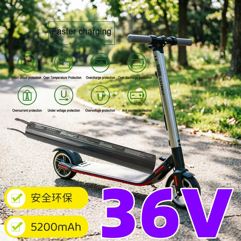 

Scooter with built-in 5200mAH for Nanbo 36V Original Battery , For Replacing Ninebot Segway ES1 ES2 ES4 Series Battery