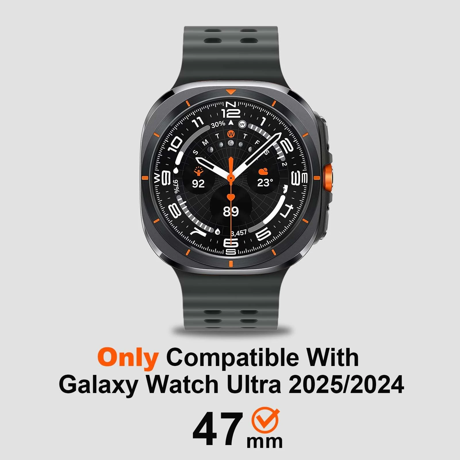Metal Case for Samsung Galaxy Watch Ultra 2025/2024 47mm Anti-fall Hard Frame Protector Cover for Galaxy Watch Ultra Accessories image 5