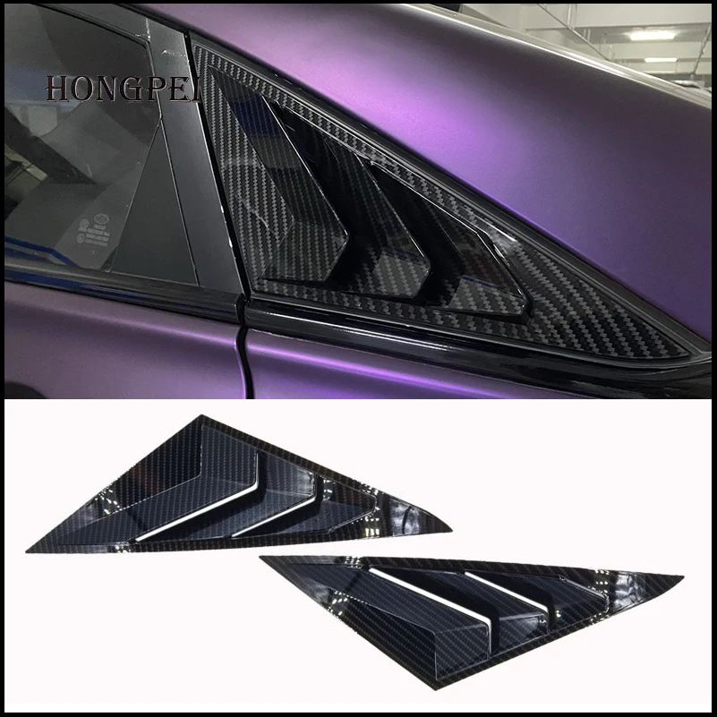 

For Hyundai Sonata 8 YF 2011-2014 Rear Window Blind Shades Louver Frame Vent Sill Molding Cover Sticker Trim Car Styling