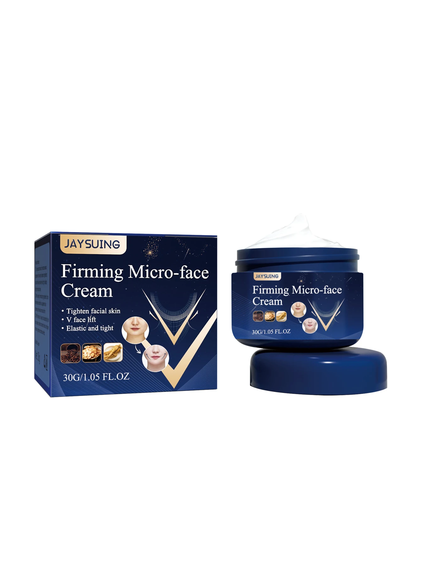 شد الوجه ثبات كريم التخسيس شكل V إزالة التخسيس العضلات مدلك الذقن المزدوجة مكافحة الشيخوخة منتجات حرق الدهون الوجه 30 جرام Sk-2790 #6