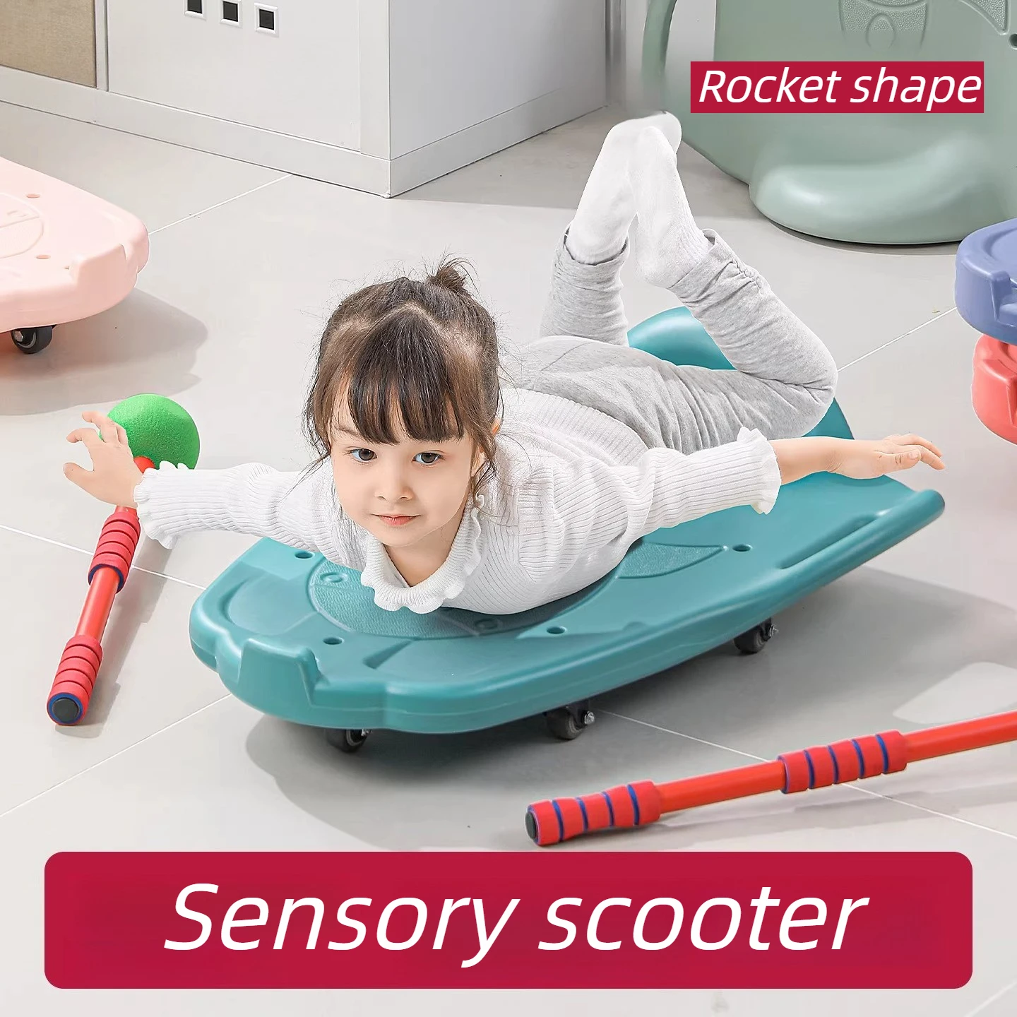 

Игрушка для сенсорной интеграции детей, большой детский самокат, сенсорная балансировочная доска для раннего развития, уличные игрушки, подарок на день рождения