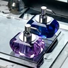 크리스탈 유리 프레스 로션 병 비누 디스펜서 손 소독제 디스펜스 병 럭셔리 크리스탈 유리 로션 병 욕실 1