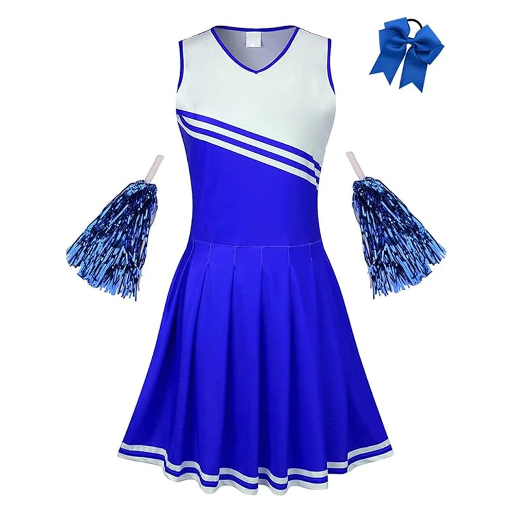 

Top Quality Breathable Material Adult Size Women Cheerleading Uniform Custom Made Women Cheerleading Uniform