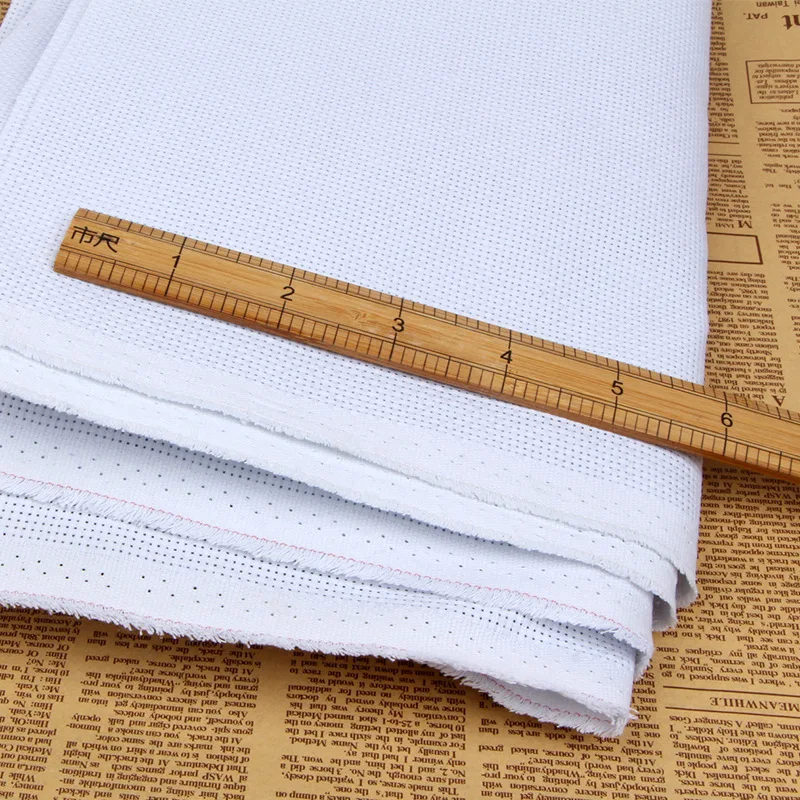 20x20 30x30 30x45 50x50 Cloth 11ct 14ct Cross Stitch Fabric Canvas Small Grid White DIY Handcraft Supplies Stitching Embroidery