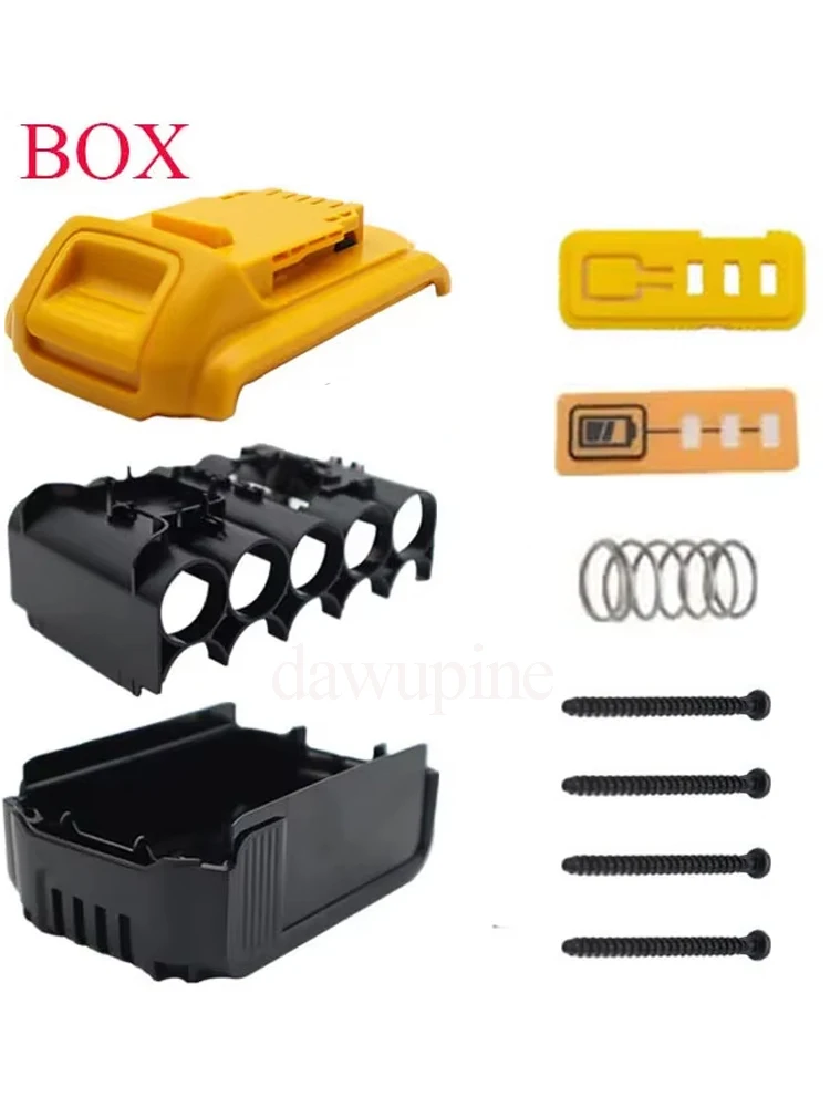 Pour DeWalt outil accessoires Li-Ion batterie boîtier en plastique pour XR 18V 20V DCB183 DCB203 DCB204 DCB200 coque boîtier pièces