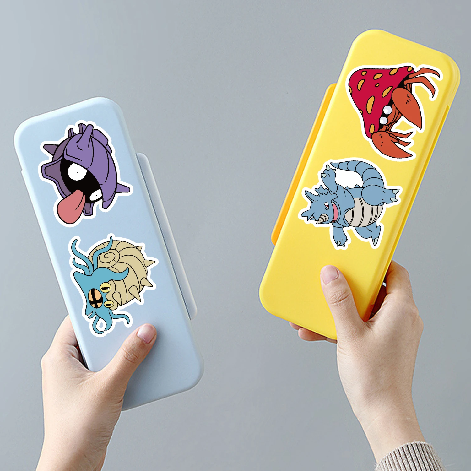 50/100pcs Pocket Monsters Graffiti Stickers Decor Helmets Skateboard Pokemon DIY Waterproof Children Stationery Reward Sticker