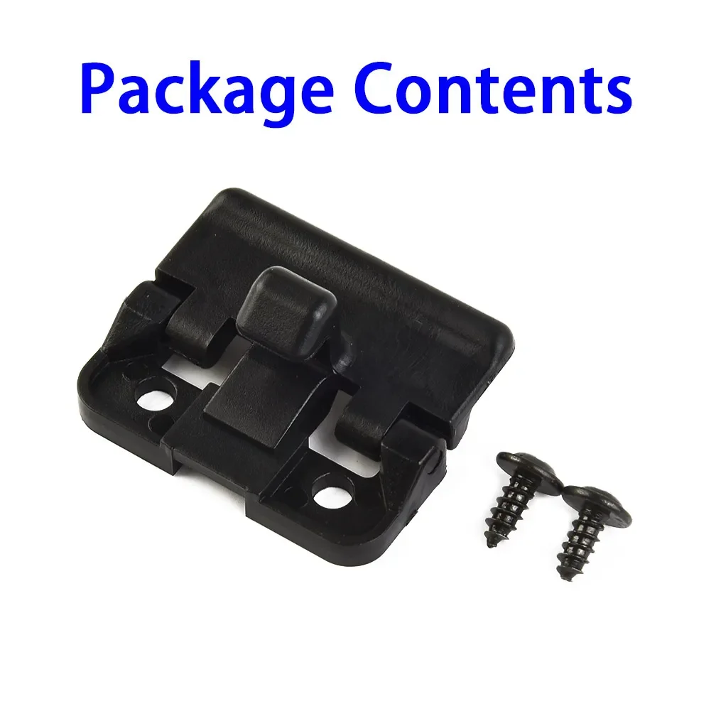 

Car Center Console Compartment Lock Latch 1 Lid Fit For Toyota 5890833030 Black Plastic Metal 4.2x3.6cm 2pcs Screws