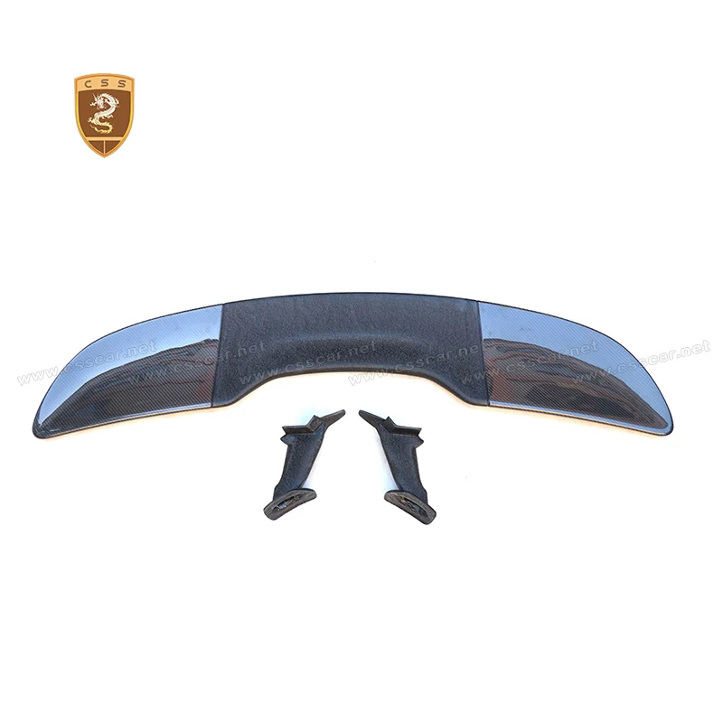 600LT Style Wide Front Bumper Surrounding Guard For Mclaren 540C 570S Exhaust Pipe Nozzle Rear Engine Hood Side Skirt Wing Lip