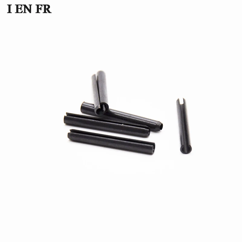 

M1.5 M2 M2.5 M3 M4 M5 M6 M8 M10 M12 Black Steel Spring-Type Straight Pin Elastic Cylindrical Cotter Pin Dowel GB879