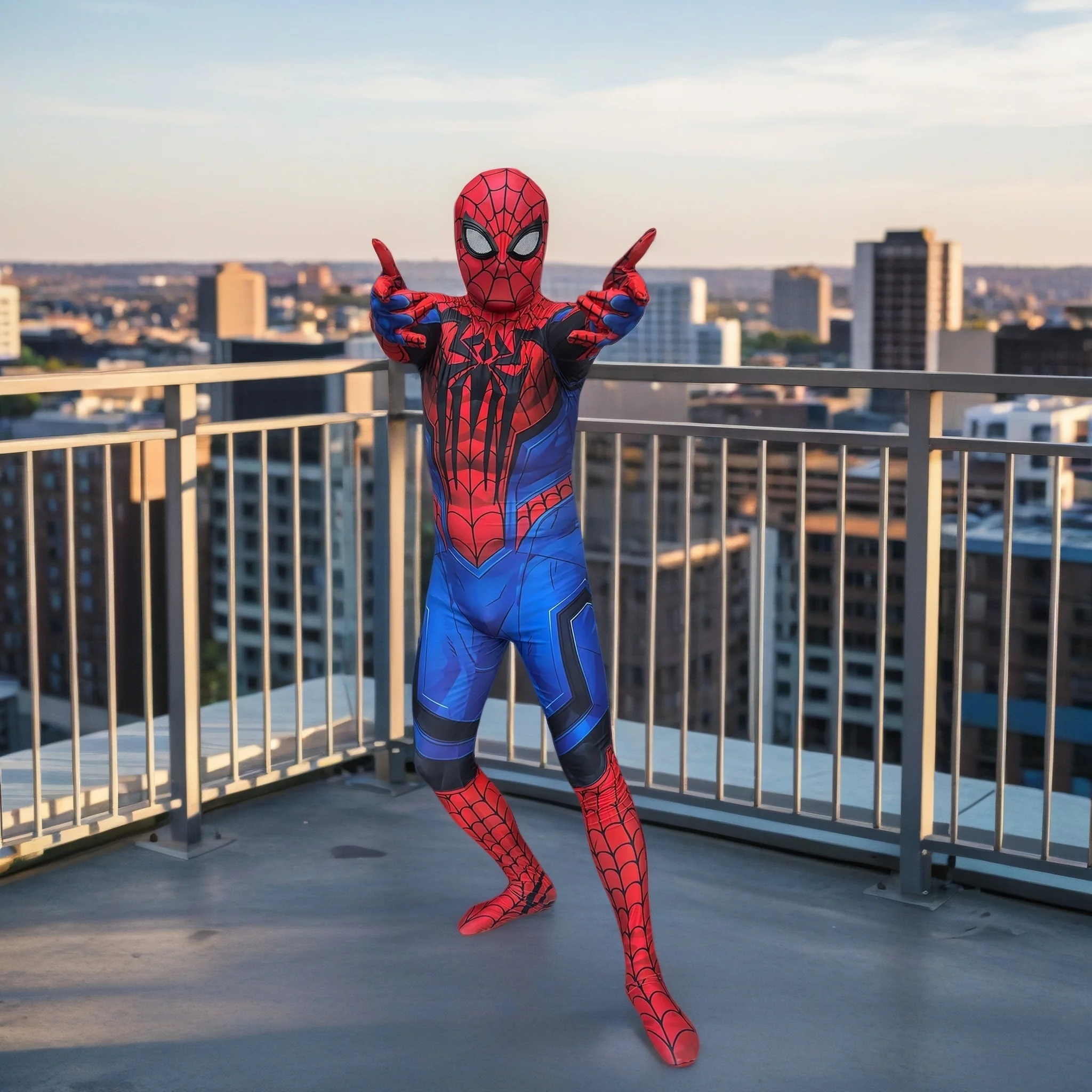

Adult Men Spider Rivals PS5 Cosplay Costume Superhero 3D Print Zentai Bodysuit Carnival Halloween Party Jumpsuit