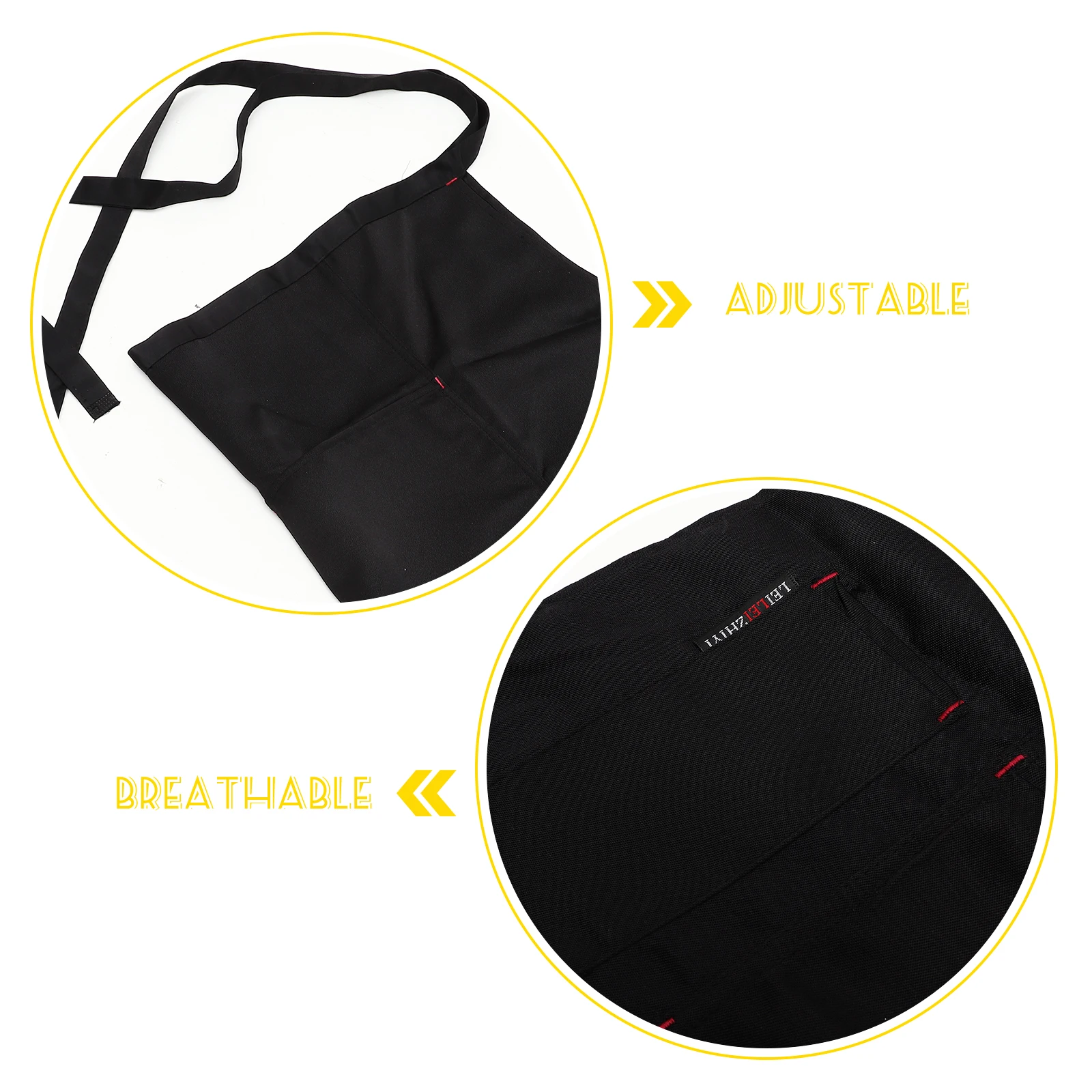 

Double Pocket Apron Smock Waist for Women Short Cute Cloth Chef Kitchen Women's Aprons