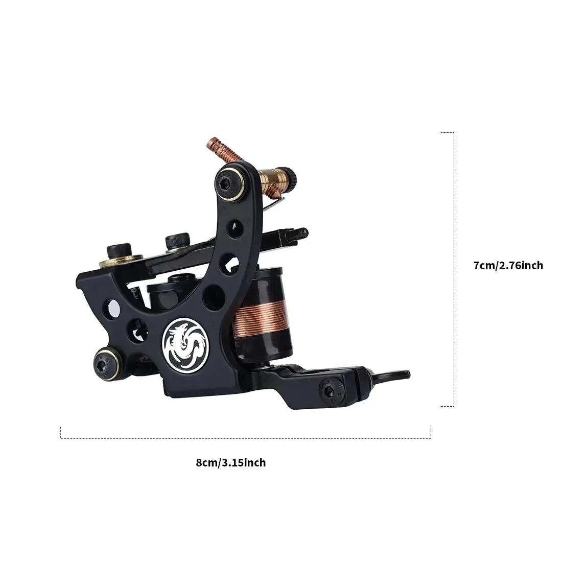 Dragonhawk Professional Top Quality Tattoo Machine Iron Fine Lining Wrap Coils Guns Tattoo Supply