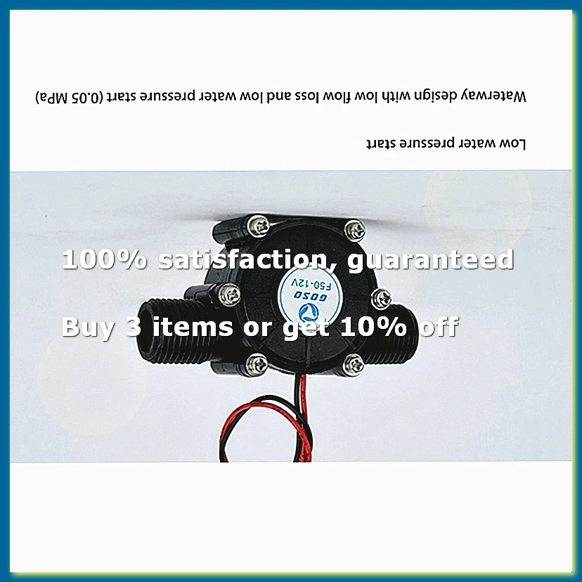 Micro-Hydro Generator 12V 10W DC Water Flow Generator Turbine Generator Hydroelectric Tap Water Flow Hydraulic DIY-A56M