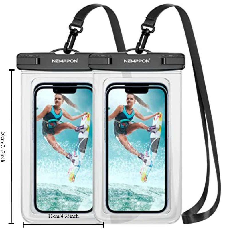 

Phone Bags Floating Airbag Waterproof Swim Bag Phone Case Swimming Neck with Touch Screen Lanyard Phone Bag Outdoor Tools