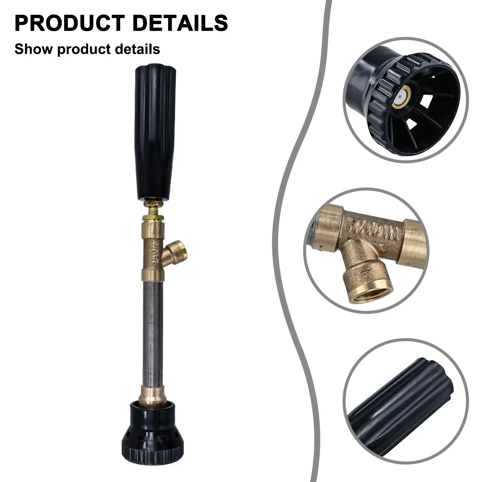 

Agricultural Watering Plants Adjustable Adjustable Ceramicnozzle Environmentally Friendly Water Flow Cleaning Watering