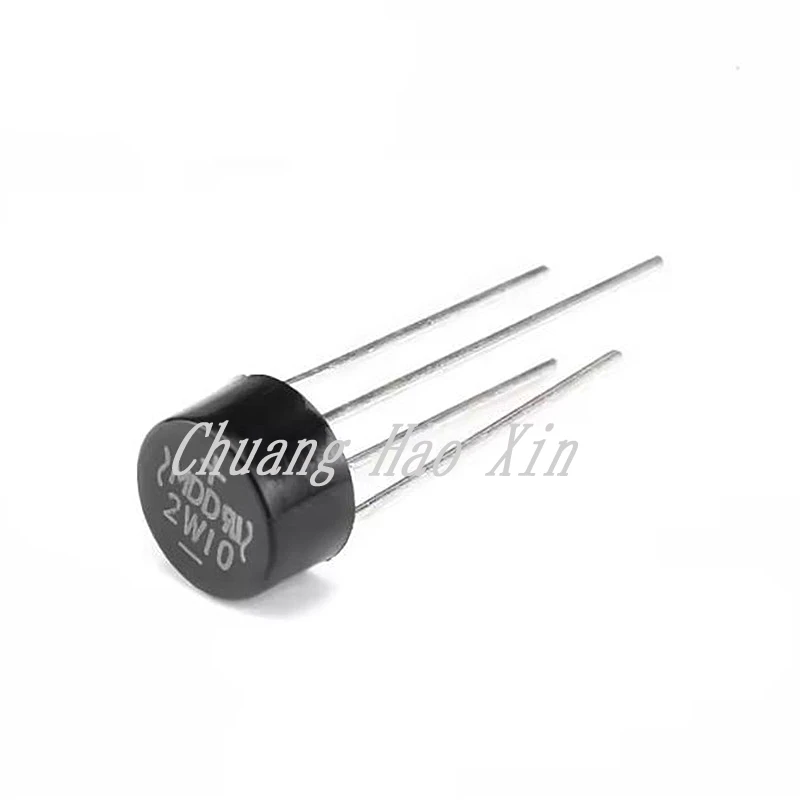 10pcs New 2W10 2W06  2A 800V 1000V Diode Bridge Rectifier replace