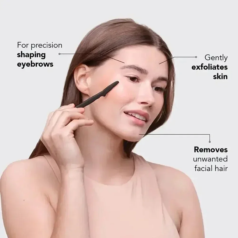 3Pcs Eyebrow Trimmer Blade Shaver Portable Face Razor Eye Brow Epilation Hair Removal Cutters Safety Razor Woman Makeup