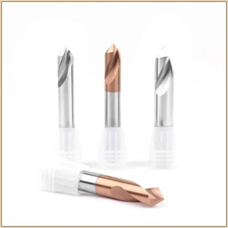 

NEW chamfering drill 2 flute hrc55 90 degree 1mm - 12mm 1.5mm 2.5mm 2mm 4mm 6mm 8mm 10mm 12mm Solid Carbide Chamfer end mills