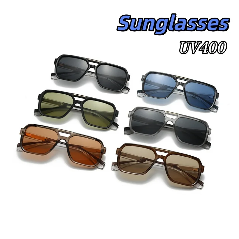 

Fashionable Large Framed Square Sunglasses for Both Men and Women Thickened Sturdy Glasses Are Comfortable Durable Protect Eyes