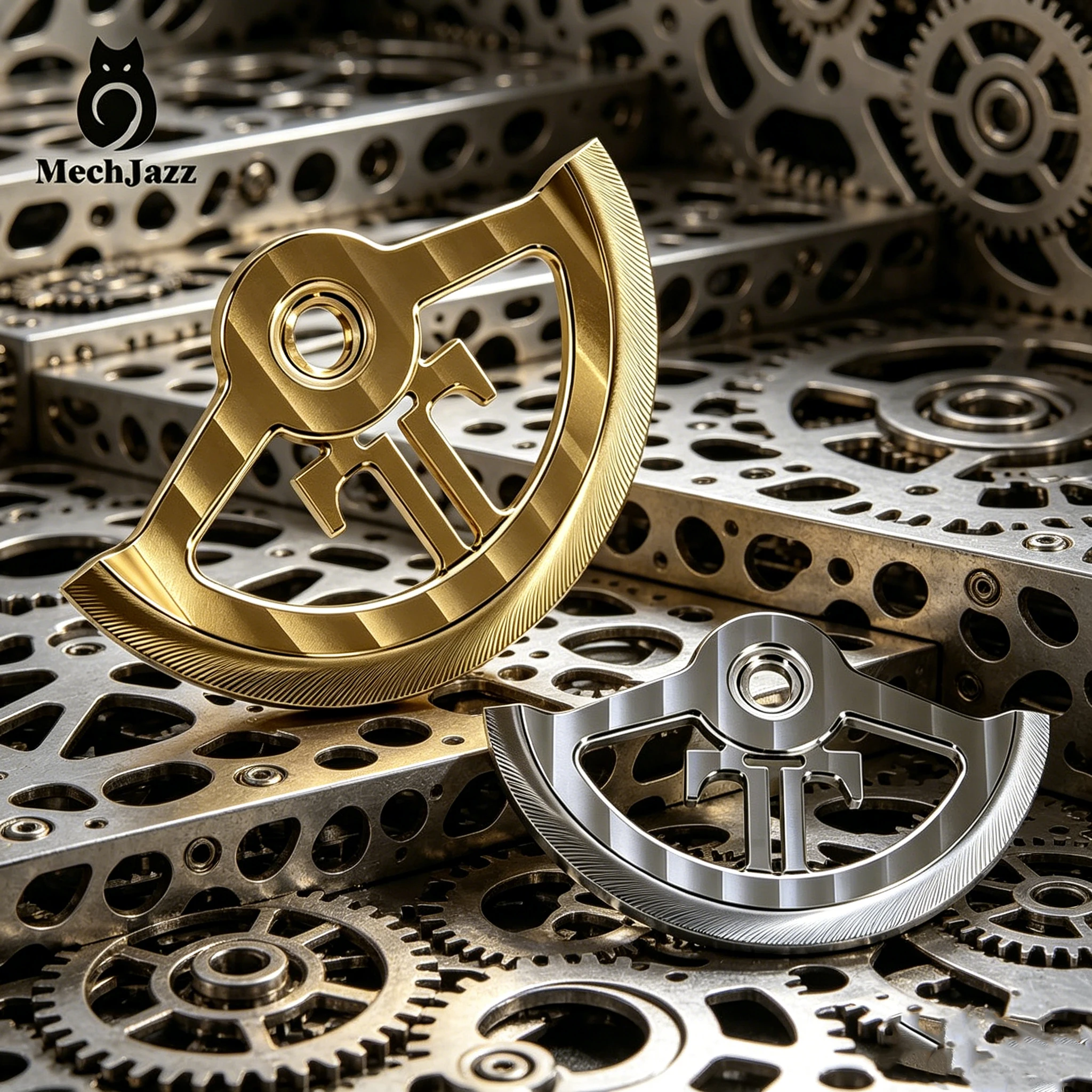 T-shaped hollow automatic rotor mechanical watch pendulum accessory compatible with NH35/36/37/38 movement