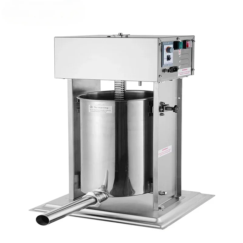 Commercial 304 Stainless Steel Automatic Hot Dog Maker & Sausage Stuffer 12L Electric Enema Machine Manual Voltage Factory Price