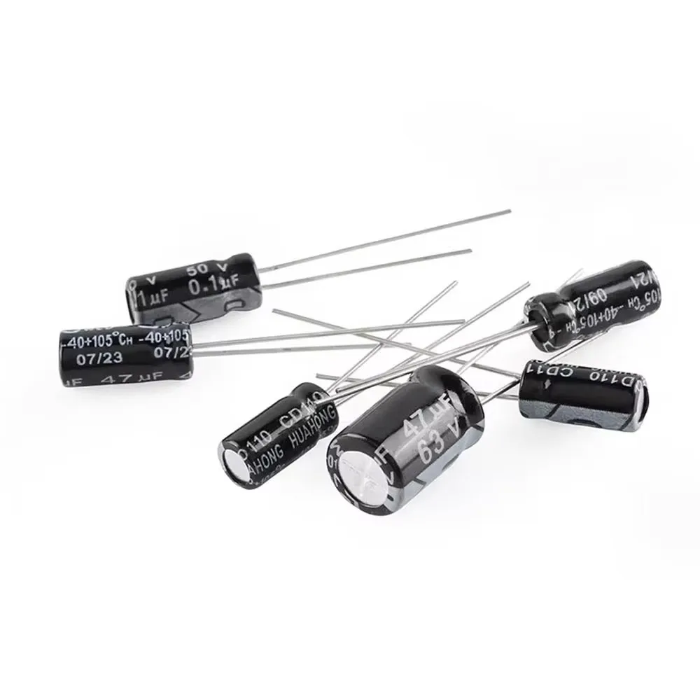 1UF-4700UF 50V4700UF-450V22UF 24Values Aluminum Electrolytic Capacitors Assorted Kit