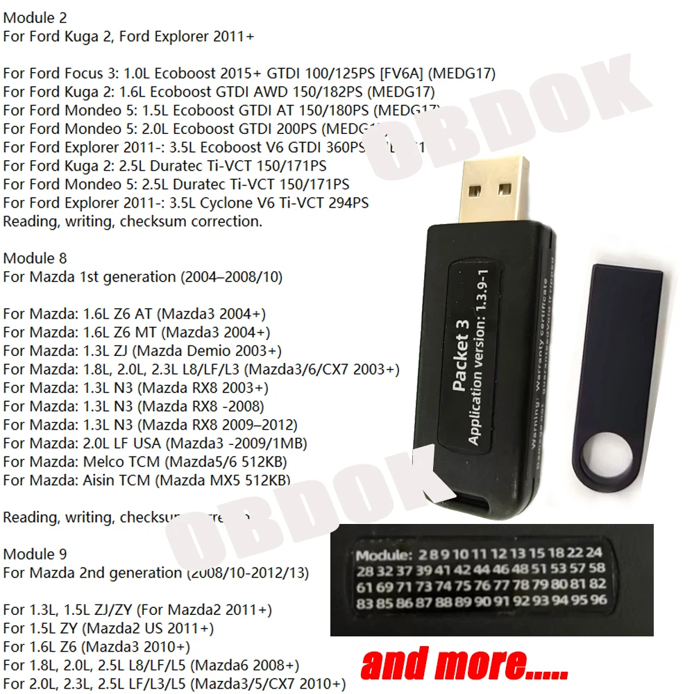 For SM2 Pro J2354 USB Dongle V1.20 Modules New Authorization for PCM Master PCM Tool EEPROM Flasher Universal ECU Programmer