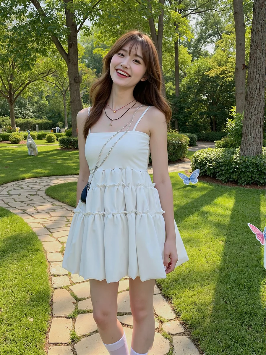 فساتين نسائية قصيرة أنيقة بحزام سباغيتي نحيف صيفي بفتحة جانبية عالية فتحة مقسمة مقسمة بفتحة مفرغة