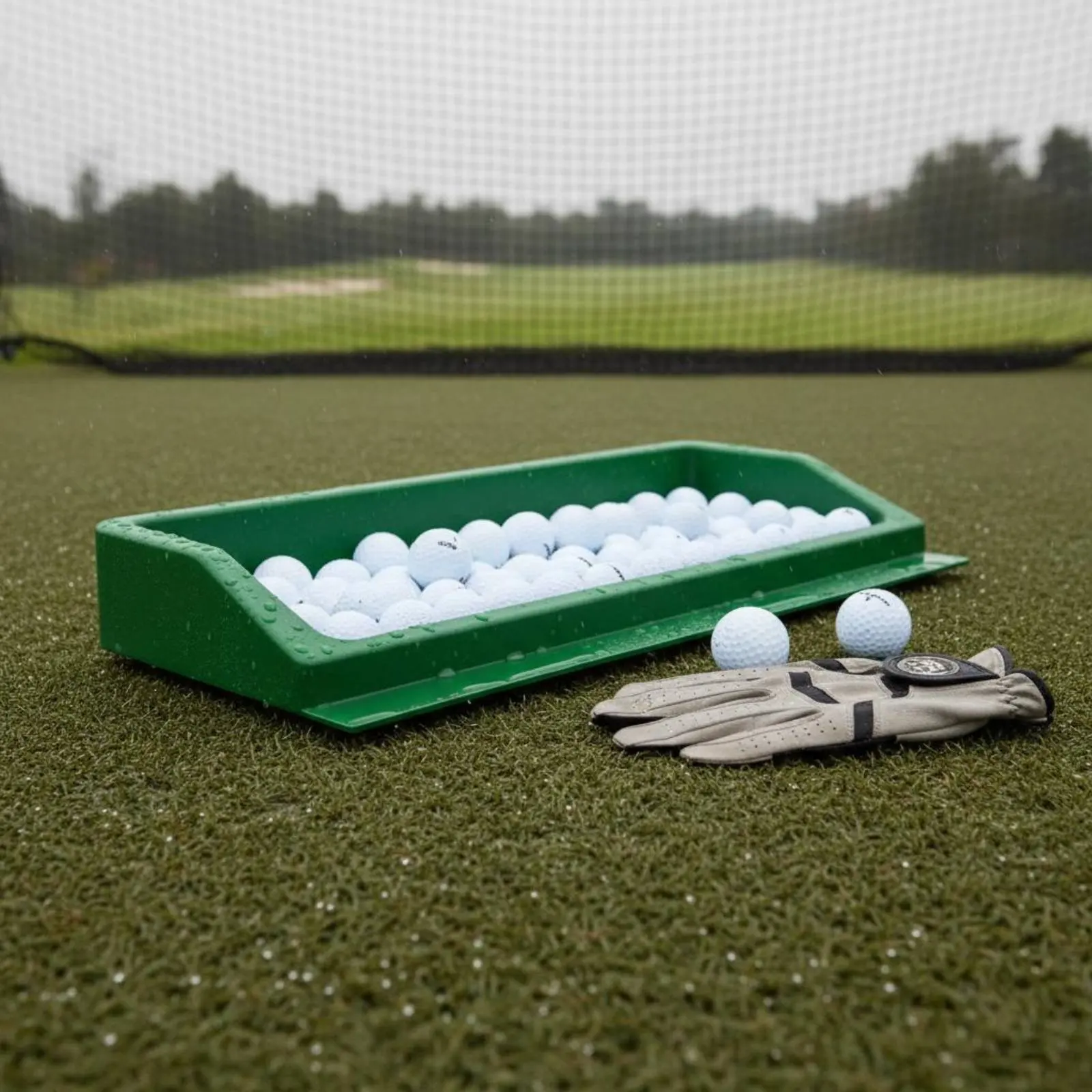 ゴルフティーボックス-防水練習用ヒッティングボックス-ゴルフティーとボールホルダー-軽量スポーツアクセサリー-屋内でも簡単にアクセス可能
