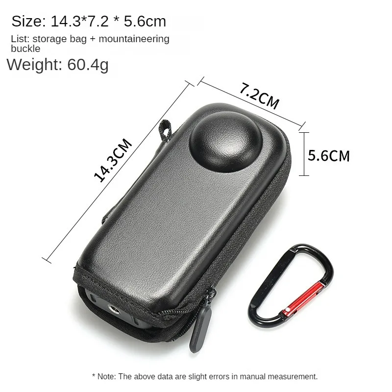 Mini sac de rangement, étui pour Insta360, boîte de protection en métal nu, accessoires pour machine unique