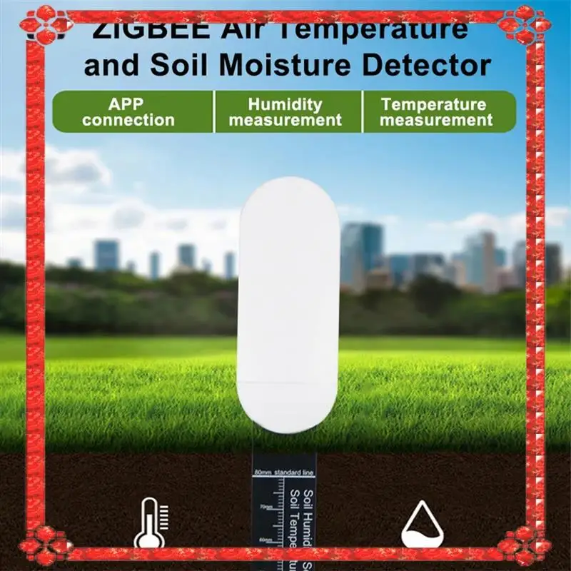 

24-часовая доставка, 2 шт., умный датчик почвы Zigbee, измеритель температуры, датчик влажности, мониторинг в реальном времени, монитор растений Det