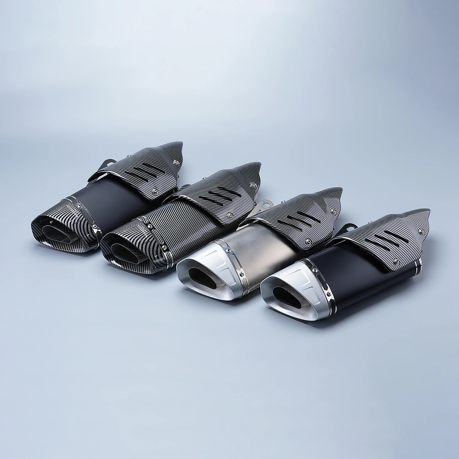 

Universal 51mm Stainless Steel Motorbike Exhaust Pipe Escape Muffler For Ninja Z400 Z250 Z900 ZX6R RC Series R6 R3