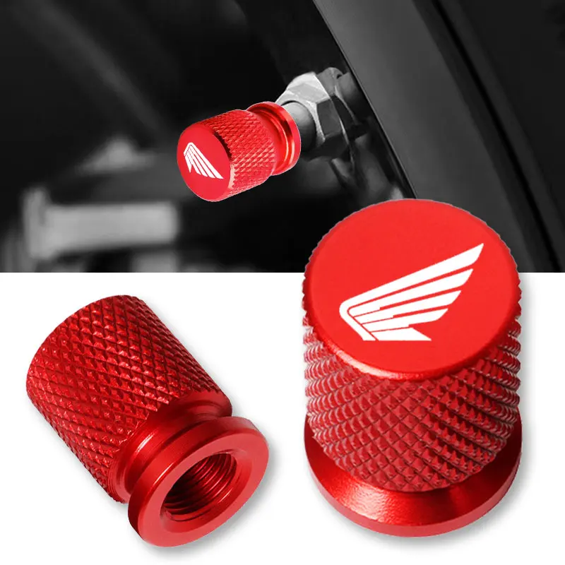 For Honda CB CBR CBF CRF FORZA ADV XADV PCX NC750X NT100 NAVI MSX VTR VFR Motorcycle Wheel Tire Parts Valve Stem Caps Cover