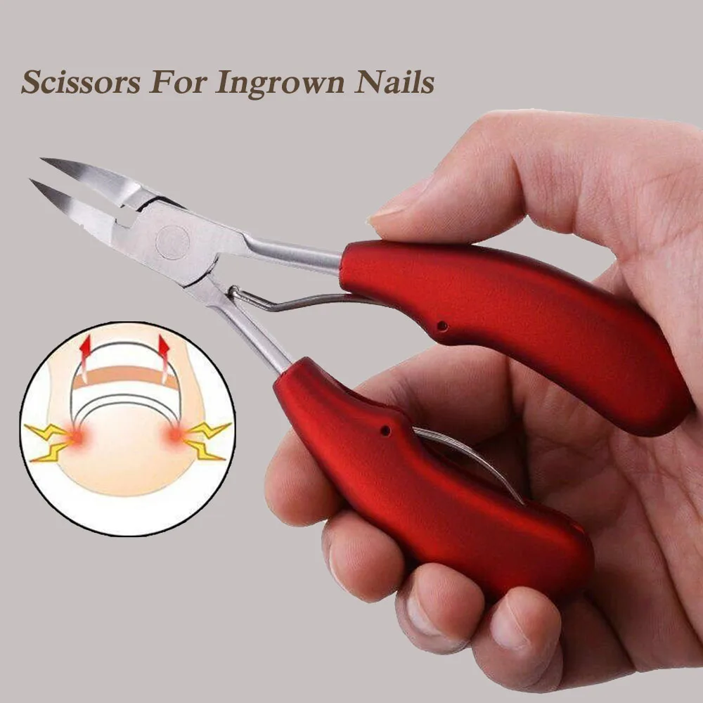 

Profesional Scissors For Ingrown Nails Paronychia Nail Clippers Stainless Steel Dead Skin Remover Toenail Trimmer Manicure Tool