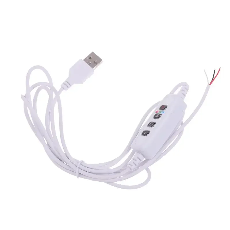 

1/3/5Pcs DC 5V USB Clamp Plant Light Timing Control Cable Switch Line Plant Growth Light Live Broadcast Fill Light Control Wire