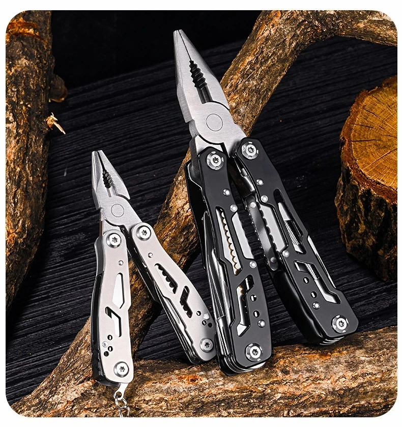 Pocket Mini Pliers Screwdriver Folding Small Multitool Opener Nail File Precision Pliers Hand Tools Outdoor Emergency Tool image 5