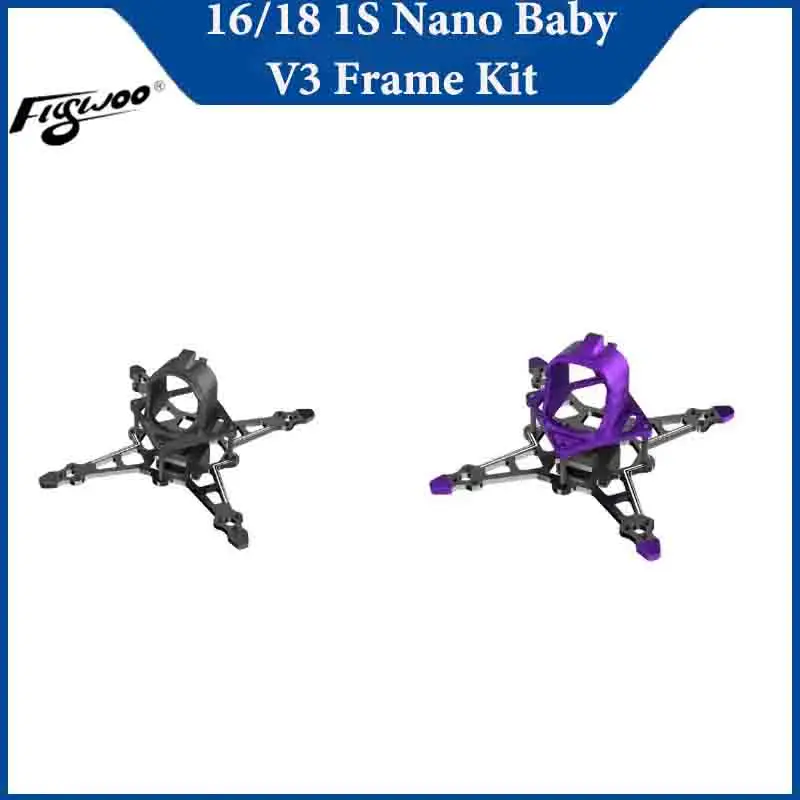 

FLYWOO Firefly16/18 1S Nano Baby V3 Frame Kit, Suitable for Micro FPV Drone DIY RC Parts