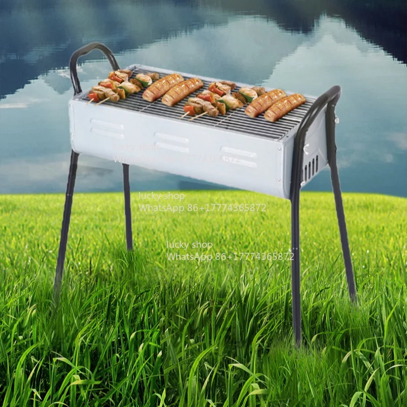 

Large Barbecue Grill Household Outdoor, Folding Barbecue Grill