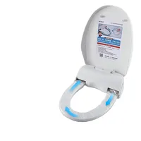 Automatic sanitary film replacement Smart electric heated toilet seat with touch control in public places