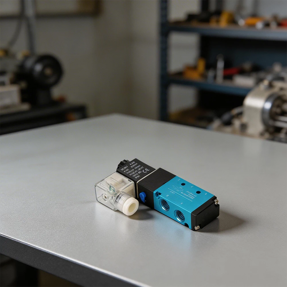 Pneumatic Valve Solenoid Valve DC24V Compatible Smooth Switching Stable Operation Reliable Air Flow Directional Control Valve