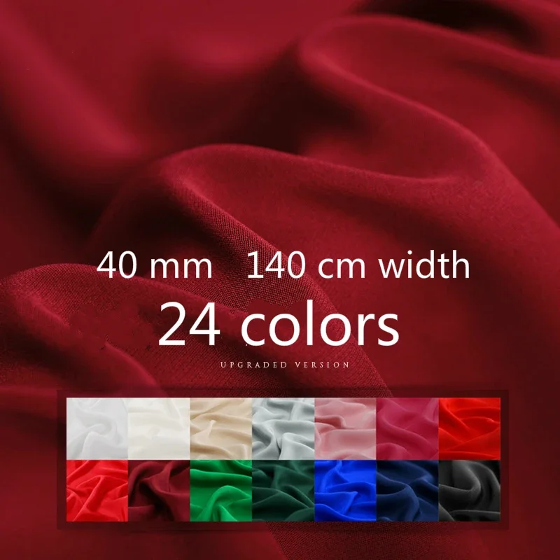 40 mm heavy crepe mulberry silk fabric cloth 140 cm width silk crepe de chine solid color dress fabric alibaba express