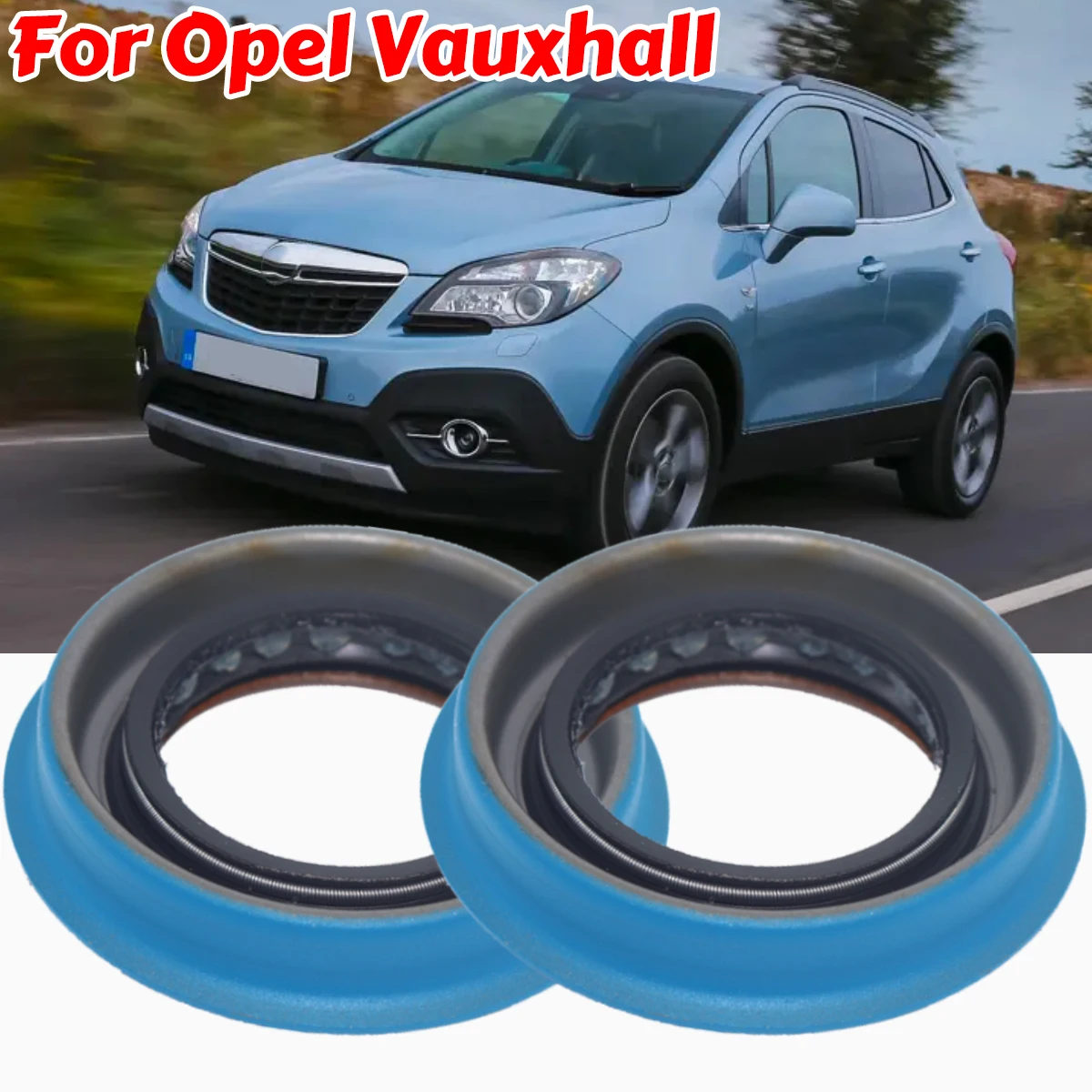 

2X Gearbox Drive Shaft Oil Seal Drivetrain Driveshaft Ring Gasket for Opel Vauxhall Mokka/Mokka X J13 2013-2018 Transmission Car