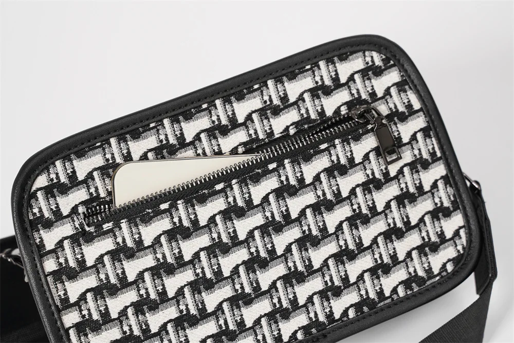 Luxuriöse Umhängetasche für Herren, modisches Markendesign, Herren-Umhängetaschen, quadratische Schultertaschen für Herren, Clutches, Handtasche, Sling Bag – Detail 16