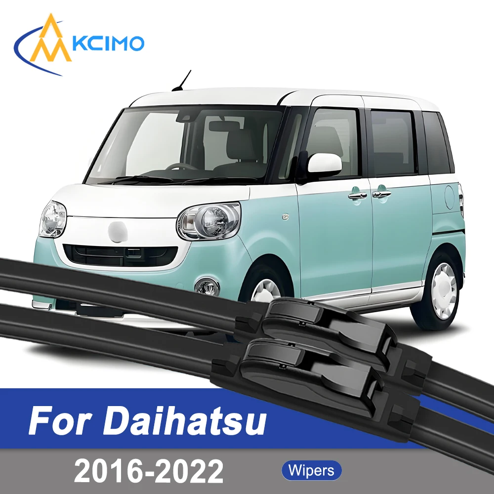 

Premium Rubber Durable Silent Windshield Wiper Blades 2pcs for Daihatsu Move Canbus LA800 2016-2022 Front Wiper Blades Set