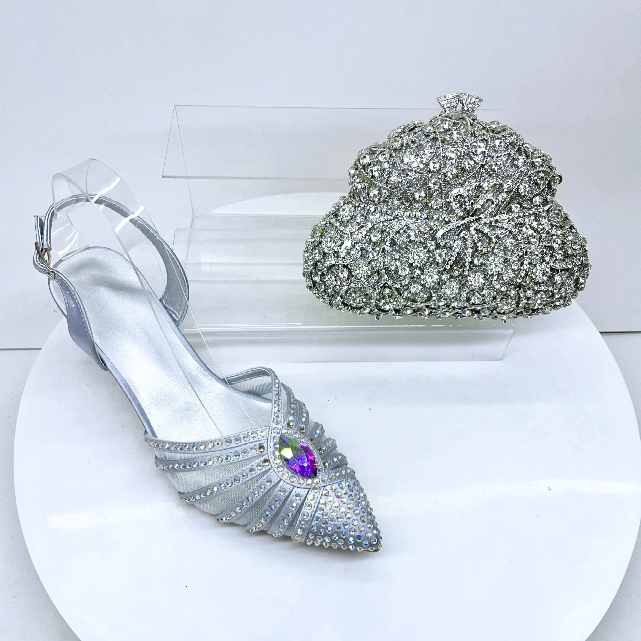 

LNATISNOVA/летние сандалии и кошелек с драгоценными камнями, сандалии на тонком высоком каблуке, вечерние офисные туфли для женщин, сумки со стразами, сандалии на высоком каблуке