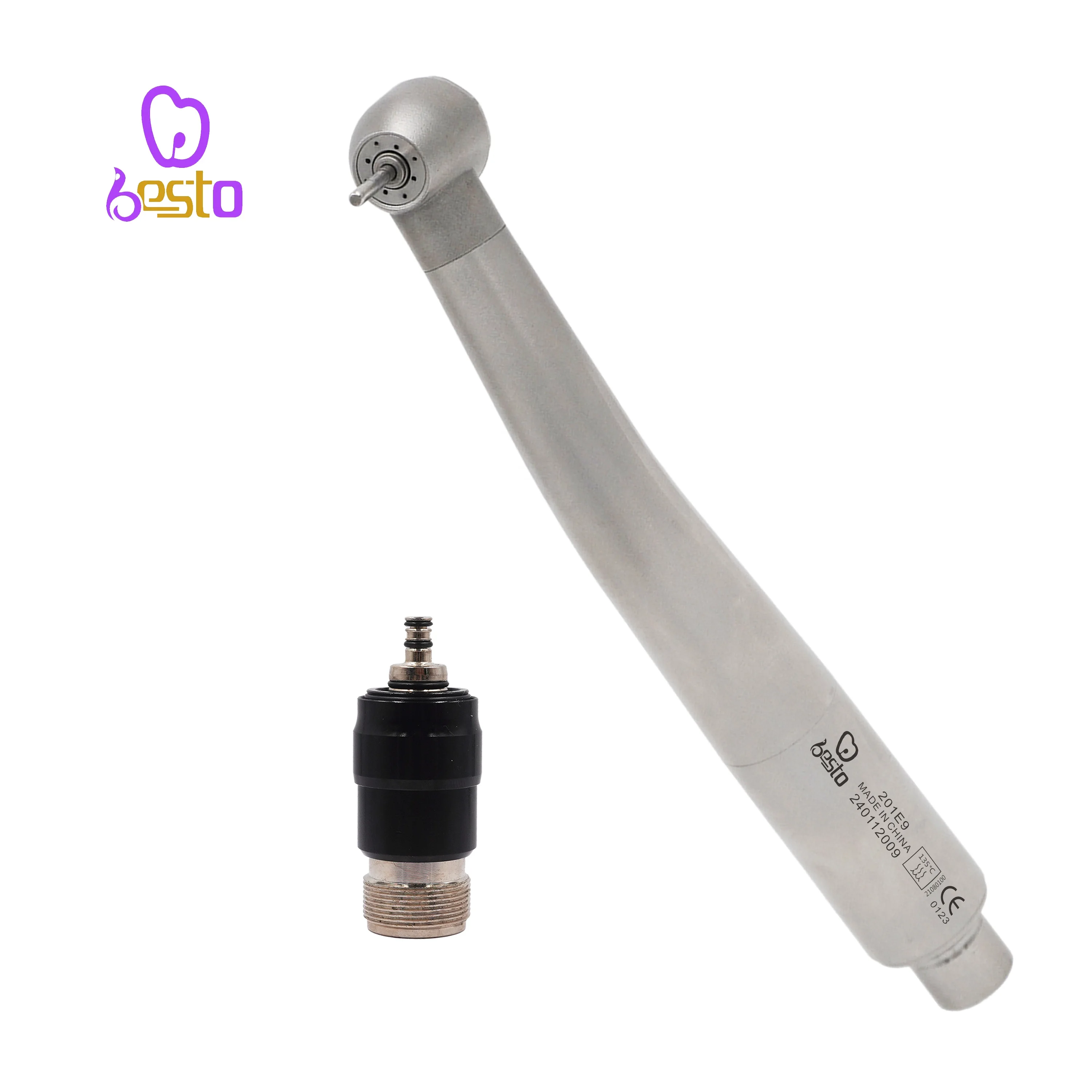 

Dent al High Speed Handpiece Torque Head Air Turbine 4 Spray Handpiece Dentist Handpiece