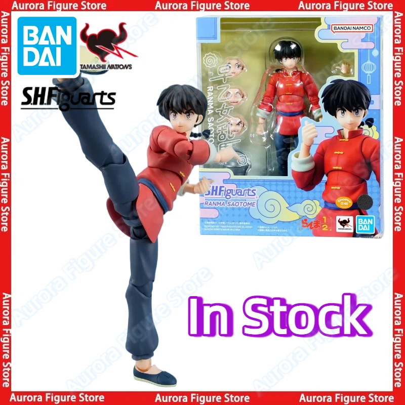 

In Stock 100% Original Bandai S.H.Figuarts SHF Ranma1/2 Ranma Saotome Anime Action Figure Toys Gift Model Collection PVC